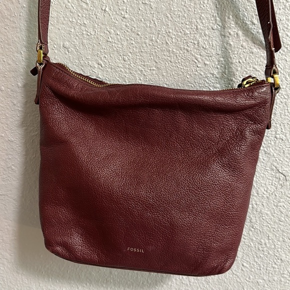 Fossil Crossbody Purse with matching Wallet leather - Picture 4 of 12